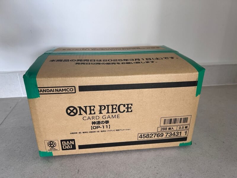 One Piece OP11 A Fist of Divine Speed Booster Box (Japanese) - 1 Sealed Case (12 bb)