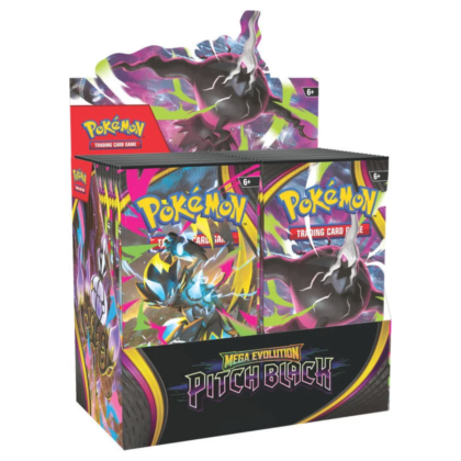 Pokémon ME05 Pitch Black English booster box containing 36 packs