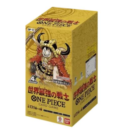 One Piece OP17 The World's Strongest Warriors Booster Box (Japanese)